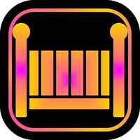Nursery Cots Icon Design vector