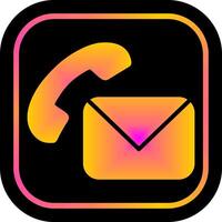 Support Email Icon Design vector