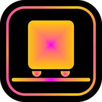 Oncoming Bus Icon Design vector