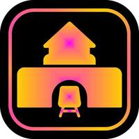 Train Station Icon Design vector