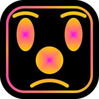 Clown Nose Icon Design vector