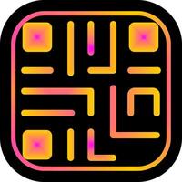 QR Code Icon Design vector