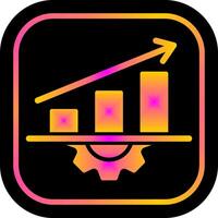 Performance Metrics Icon Design vector