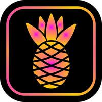 Pineapple Icon Design vector
