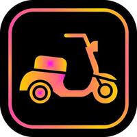 Motor Scooter Icon Design vector
