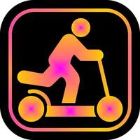 Kick Scooter Icon Design vector