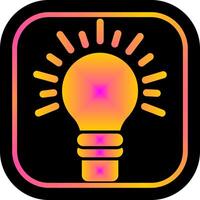 Light Bulb Icon Design vector
