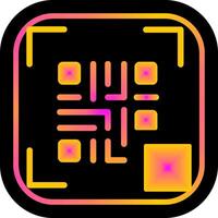 QR Code Link Icon Design vector