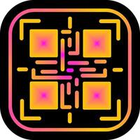 QR Code Reader Icon Design vector