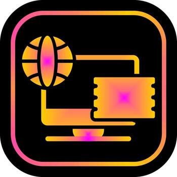 Ticket System Icon Design vector