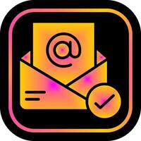 Registered Mail Icon Design vector