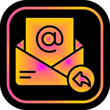 Return to Sender Icon Design vector