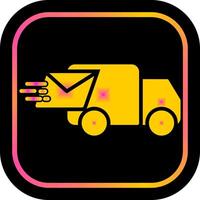 Mail Truck Icon Design vector