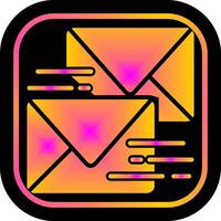 Sent Mail Icon Design vector