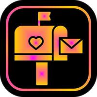 Mailbox with Mail Icon Design vector