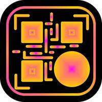 QR Code Menu Icon Design vector
