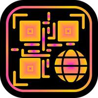 QR Code Website Icon Design vector