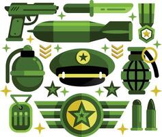 Military Elements Illustration vector