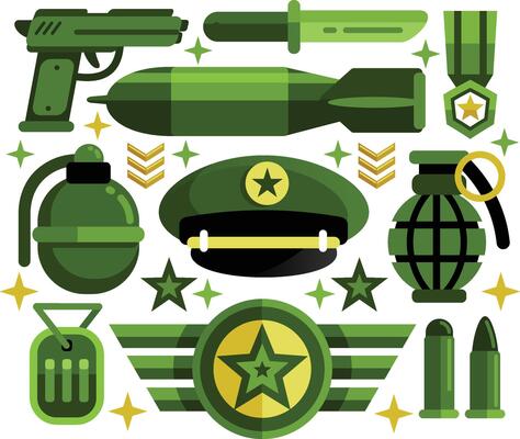 Military Elements Illustration