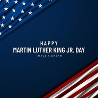 Martin luther king jr day background vector