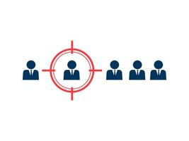 Target Audience Icon, Accurate Target. vector