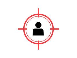 Target Audience Icon, Accurate Target. vector