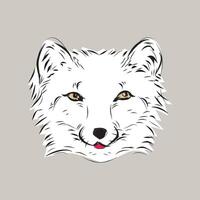 Fox Head Sign and Illustration vector