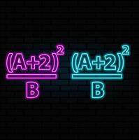 3D rendering of blue violet metallic neon symbol of percentage icon on futuristic wall 3D Illustration. blue color. vector