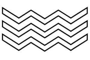 A black and white chevron pattern vector