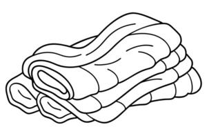 Blanket line art designs bringing elegance to minimalistic interior spaces vector