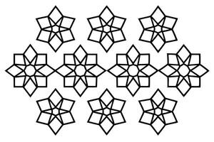 Geometric Line Art Illustration of Modern Abstract Design Patterns vector
