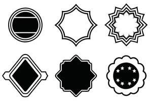 Vintage Label Line Art Vintage Inspired Art for Label Design vector