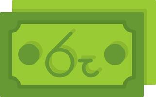 Sri Lankan Rupee Note Flat Style Icon Design vector