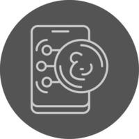 Omani Rial Outline Style Icon vector