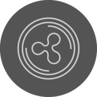Ripple Outline Style Icon vector