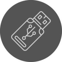 USB Icon Design vector