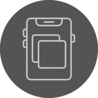 Screen mirroring Icon Design vector