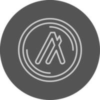 Algorand Outline Style Icon vector