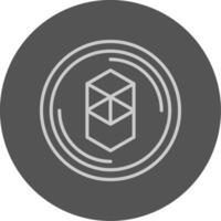 Fantom Outline Style Icon vector