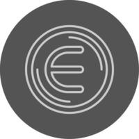 Enjin Coin Outline Style Icon vector