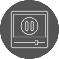 Pause Icon Design vector