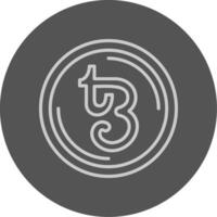 Tezos Outline Style Icon vector