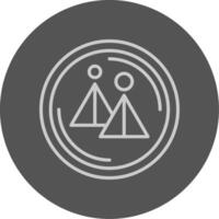 Decentraland Outline Style Icon vector