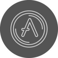 Aave Outline Style Icon vector