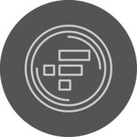 FTX Token Outline Style Icon vector