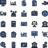 Marketing and bussines icon color vector