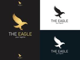 Winged Majesty logo A Timeless Symbol of Freedom and Power vector