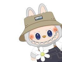 Cute Labubu cartoon vector