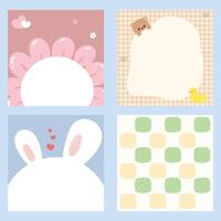 Cute Designs with Positive Messages vector