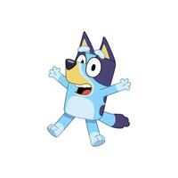 Bluey Happy Jump vector